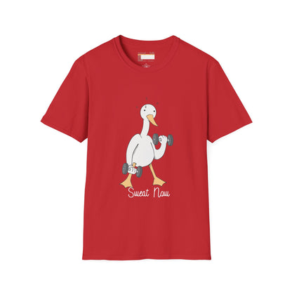 Graphic Designed Goose Sweating Out Unisex Comfort Styled T-shirts