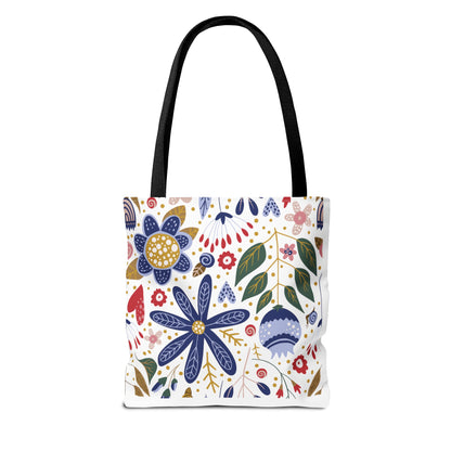 Summer Graphic Wild Flower Tote Bag