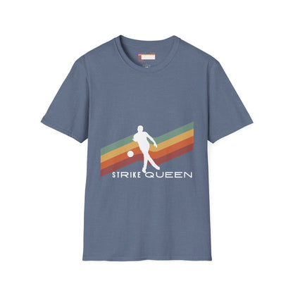 Retro Bowling Champion Bowling Queen Graphic Comfort Unisex T-shirt