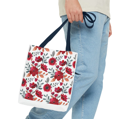 Summer Graphic Wild Flower Tote Bag