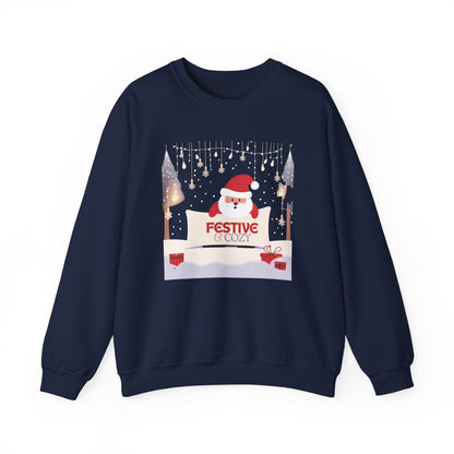 Graphic Designed Holiday Christmas Unisex Crewneck Sweatshirt