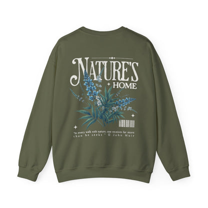 Graphic Designed Minimalist Crewneck Sweatshirt