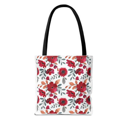 Summer Graphic Wild Flower Tote Bag
