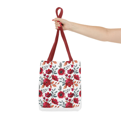 Summer Graphic Wild Flower Tote Bag
