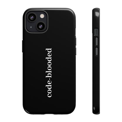Code Blooded (Technology Programmers) iPhone Case