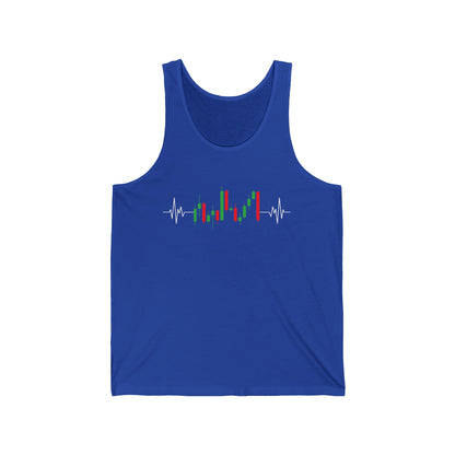 Bearish And Bullish Chart Stock Market Ultimate Comfort Unisex Tank Top