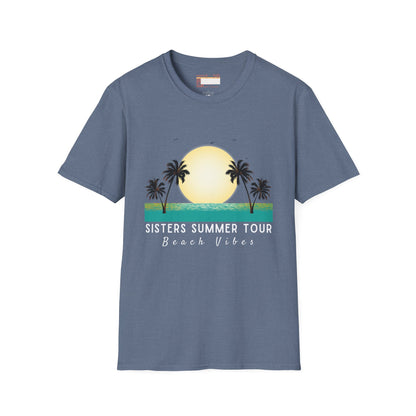 Graphic Sister Tour Comfort T-shirt, Christian Sister Outdoor Group Vacation Tees, Tees for Sisters Beach Cruise Trip