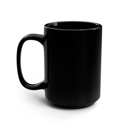 I Play The Keyboard Black Mug 15oz