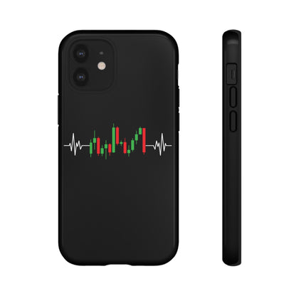 Bearish And Bullish Chart Candles (Stock Market) iPhone Case