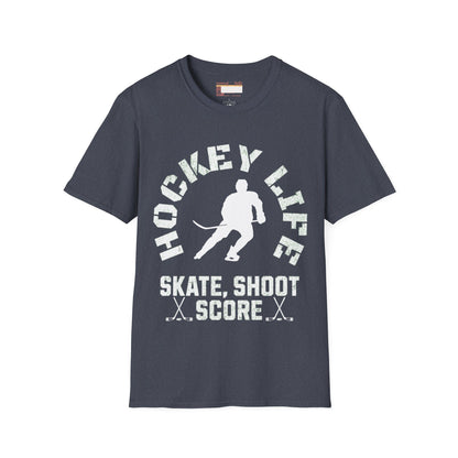 Graphic Hockey Player Unisex Comfort Styled T-shirts