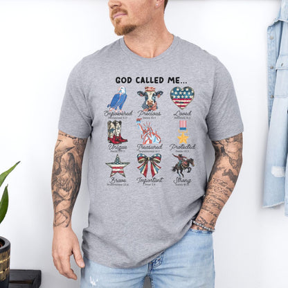 Graphic American Independence July 4th Ultimate Comfort Unisex Funny T-shirt