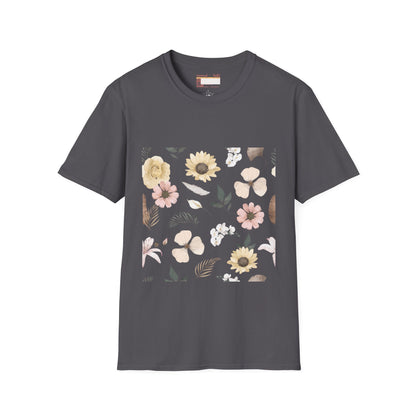 Graphic Wild Flower, Flower Lover Unisex Minimalist Comfort T-shirt
