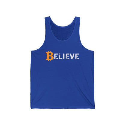 Believe (Bitcoin, Crypto) Unisex Tank Top