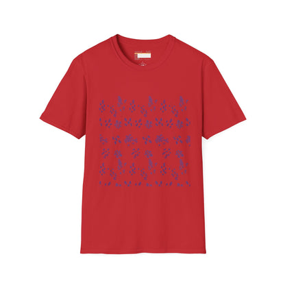Graphic Wild Flower, Flower Lover Unisex Minimalist Comfort T-shirt