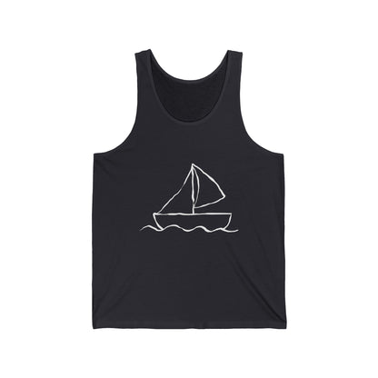 Boat Beach Lovers Ultimate Comfort Styled Unisex Summer Tank Top