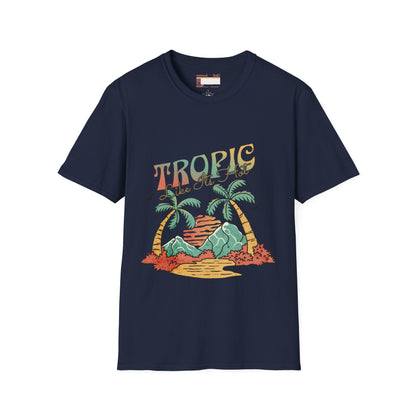 Graphic Summer Vibes Beach Hair Comfort Styled T-shirts