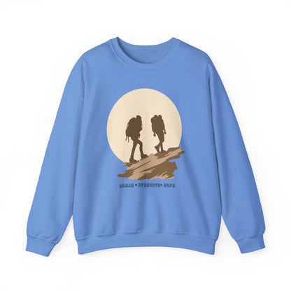 Graphic Designed Minimalist Unisex Motivational Crewneck Sweatshirt