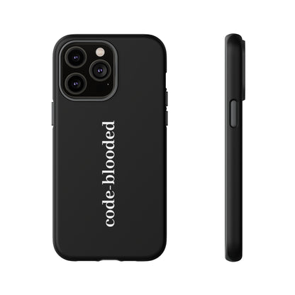 Code Blooded (Technology Programmers) iPhone Case