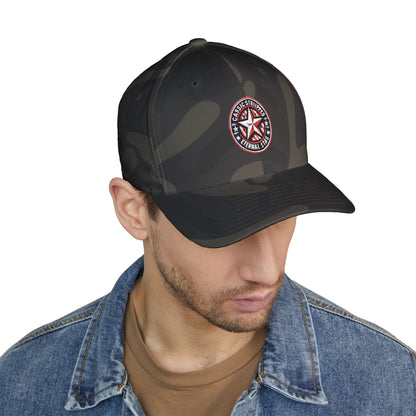 US Flag Day Camo Embroidered Patriotic Cap