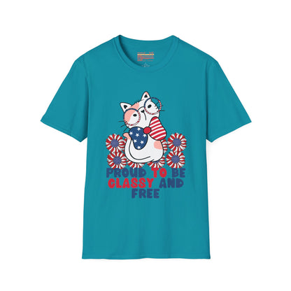 Proud To Be Free July 4th Independence Day Ultimate Comfort Unisex T-shirt