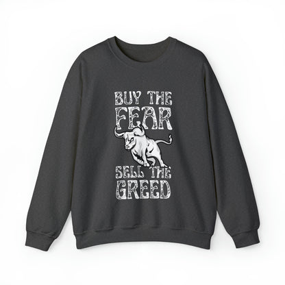 Buy The Fear Sell The Greed (Stock Market) Unisex Sweatshirt
