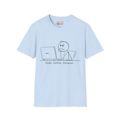 Minimalist Cartoon Character Graphic Urban Ultimate Comfort Unisex T-shirt