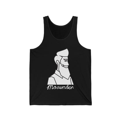 Movember Ultimate Comfort Styled Funny Beards Unisex Summer Tank Top