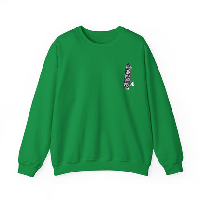 Graphic Designed Minimalist Skateboard Skate Board Lover Crewneck Sweatshirt