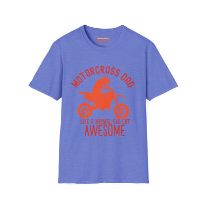 Motor cross Dad Fatherhood Ultimate Comfort Unisex Fathers Day T-shirt