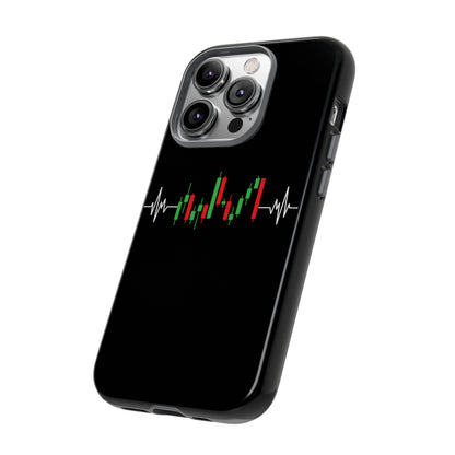 Bearish And Bullish Chart Candles (Stock Market) iPhone Case