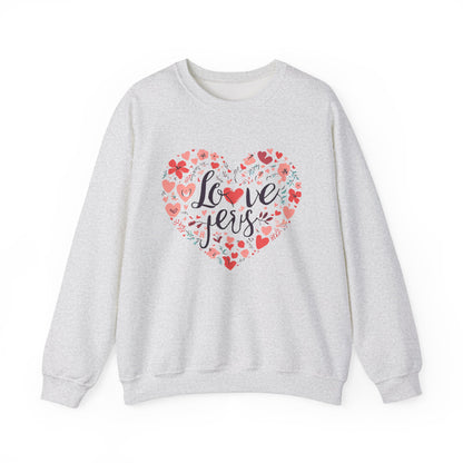 Graphic Designed Unisex Love Jesus Gospel Sweatshirt