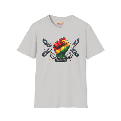 Celebrating Freedom Juneteenth With Pride Black and Proud Ultimate Comfort Unisex T-shirt