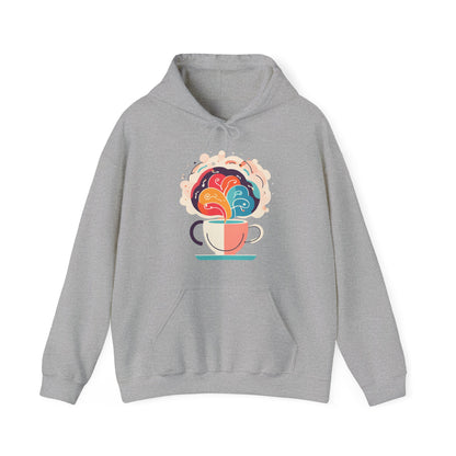 Unisex Heavy Blend Hooded Coffee Genuis Hoodie