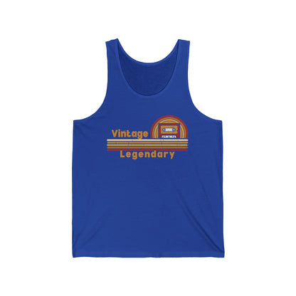 Vintage Legendary Graphic Ultimate Comfort Styled Unisex Tank Top