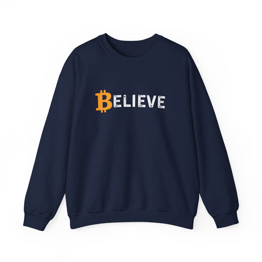 Believe (Bitcoin, Crypto) Unisex Sweatshirt