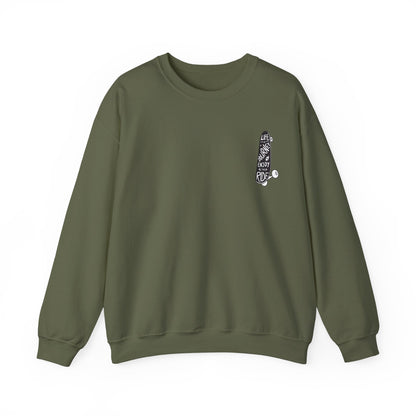 Graphic Designed Minimalist Skateboard Skate Board Lover Crewneck Sweatshirt