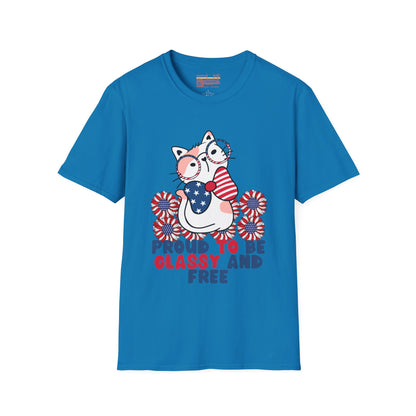 Proud To Be Free July 4th Independence Day Ultimate Comfort Unisex T-shirt