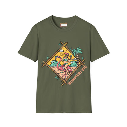 Graphic Summerfest Designed Summer time Comfort Styled T-shirts