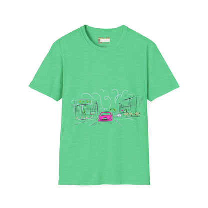 Graphic City Drama Designed Comfort Unisex T-shirt