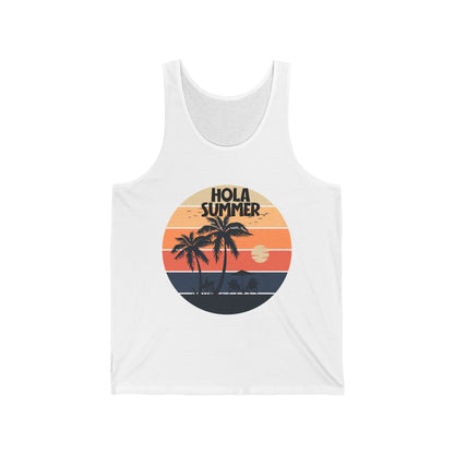 Hello This Summer Ultimate Comfort Styled Unisex Tank Top