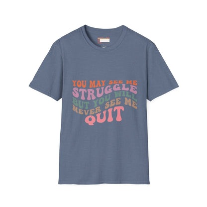 Graphic Quotes Designed Comfort Unisex T-shirt
