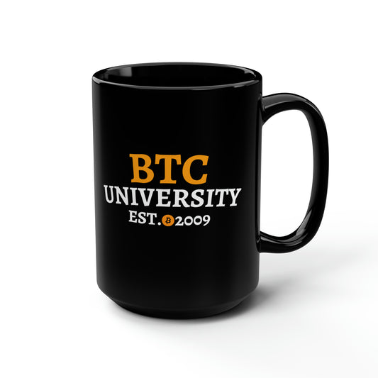 BTC University (Bitcoin, Crypto) Mug 15oz