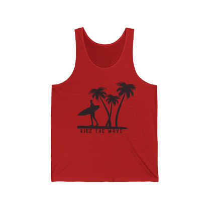 Ride The Wave Surfers Ultimate Comfort Styled Unisex Tank Top