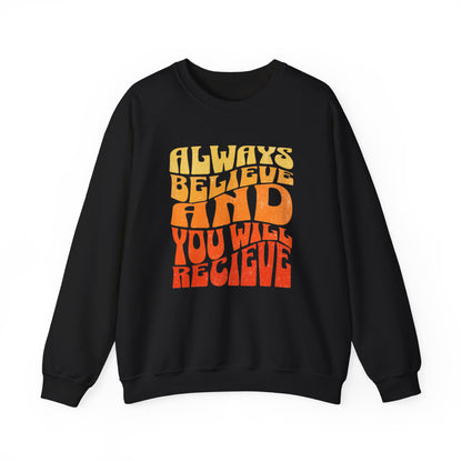 Graphic Designed Minimalist Unisex Motivational Crewneck Sweatshirt