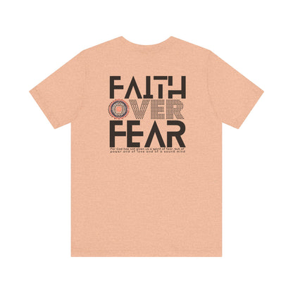 Christian Gospel Unisex Bible Faith Over Fear Verse Shirt