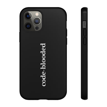 Code Blooded (Technology Programmers) iPhone Case