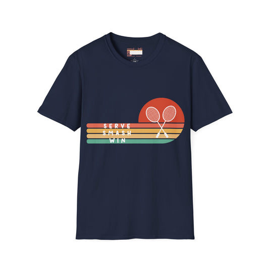 Badminton Game Day Graphic Comfort Unisex T-shirt