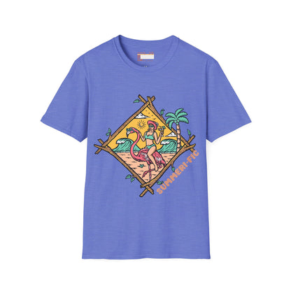 Graphic Summerfest Designed Summer time Comfort Styled T-shirts