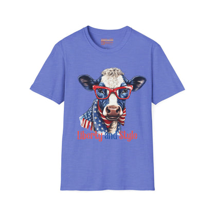 Liberty and Style July 4th Independence Day Ultimate Comfort Unisex T-shirt