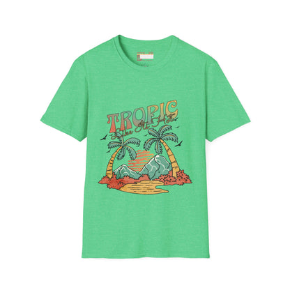 Graphic Summer Vibes Beach Hair Comfort Styled T-shirts